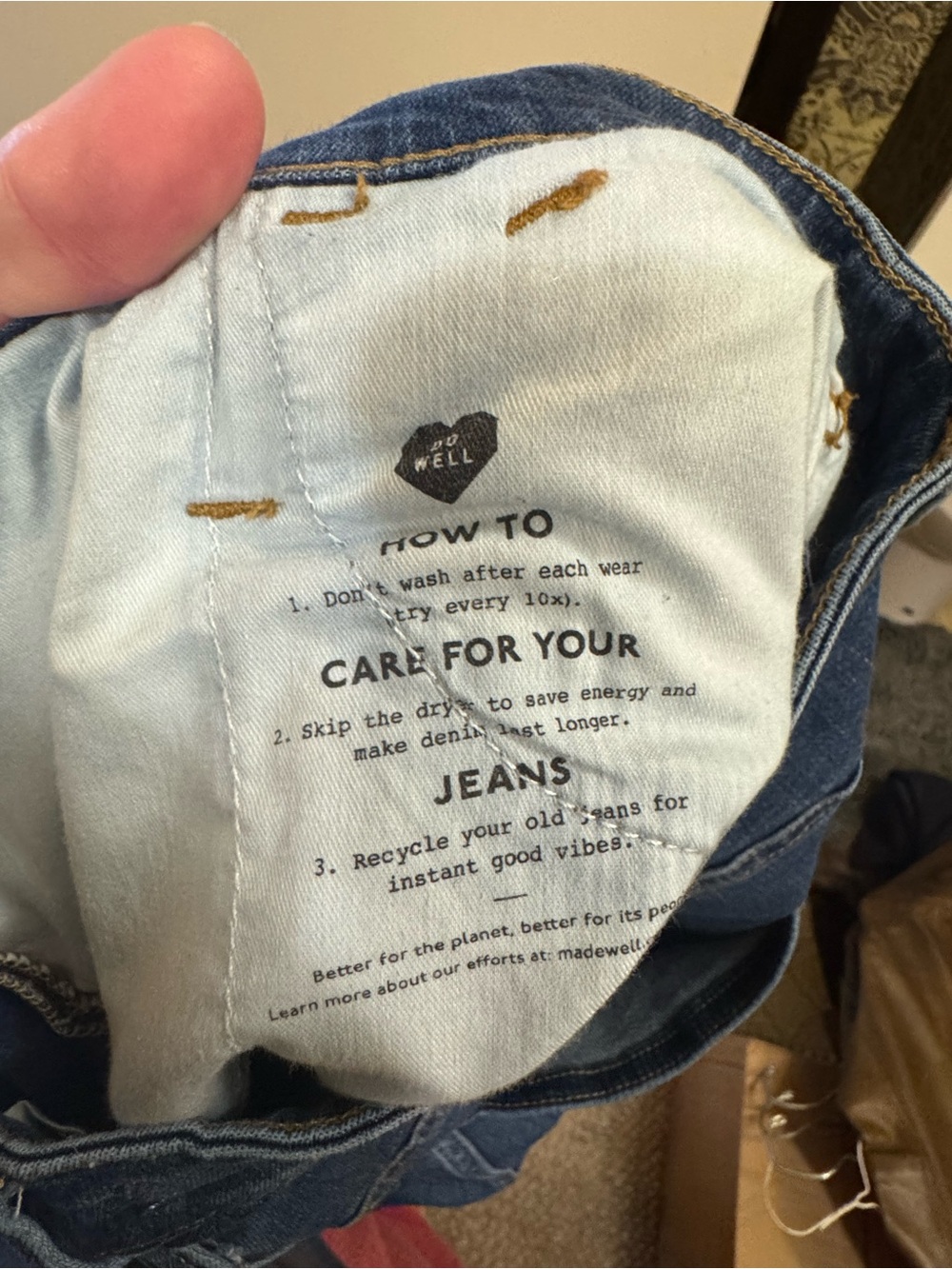Madewell 10” Roadtripper jeans // 34 - Picture 5 of 5